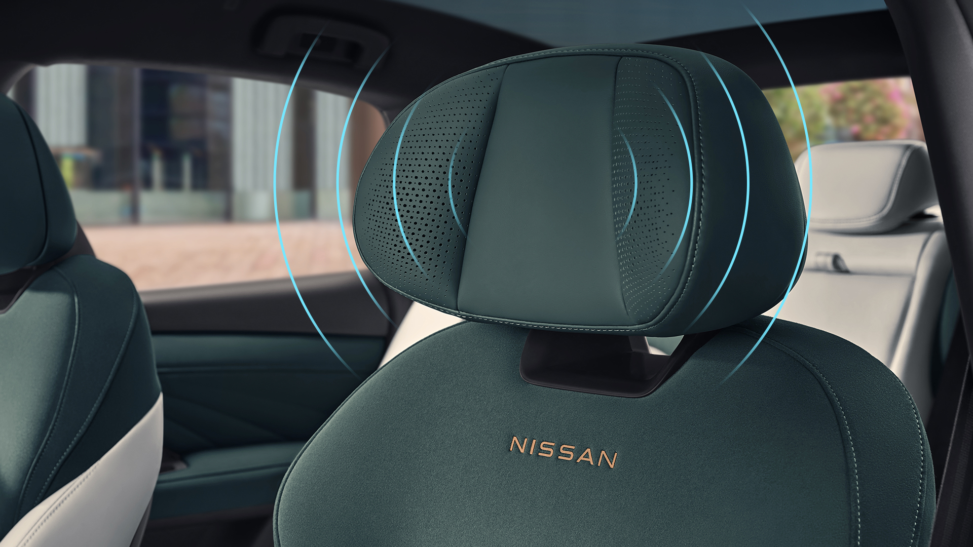 双通道头枕音响